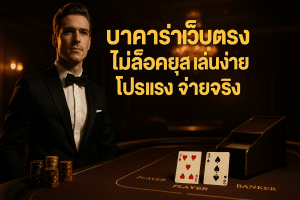 บาคาร่าเว็บตรง ไม่ล็อคยูส