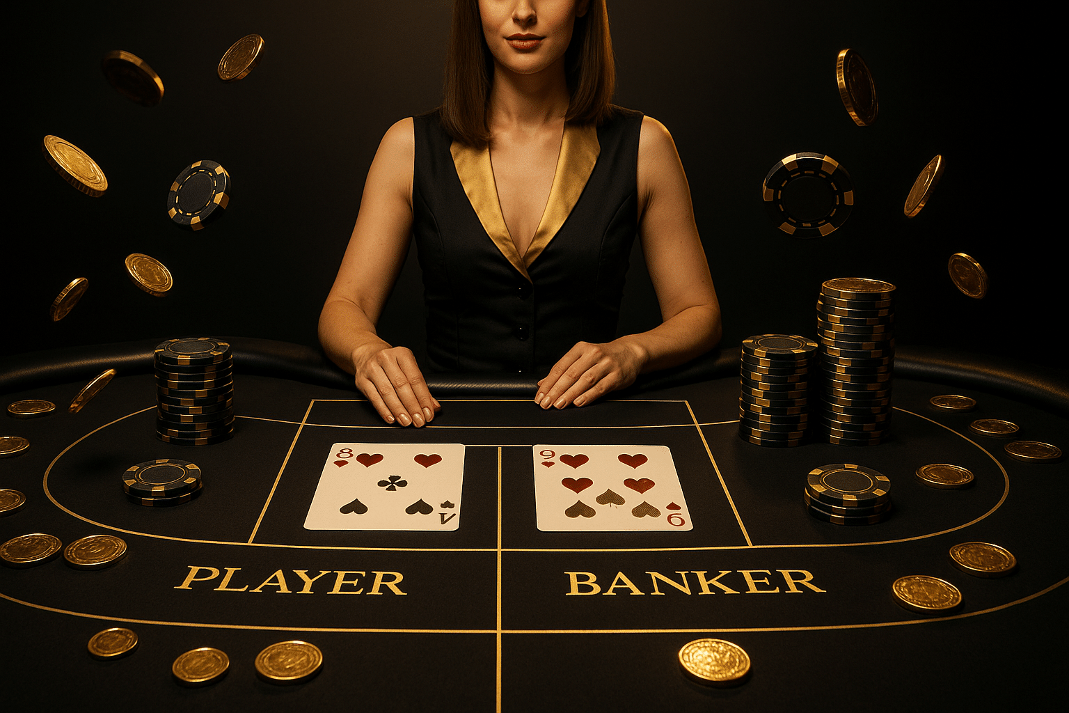 ภาพแนะนำวิธีเล่นสำหรับมือใหม่ใน บาคาร่า sa gaming พร้อมเทคนิคอ่านเค้าไพ่