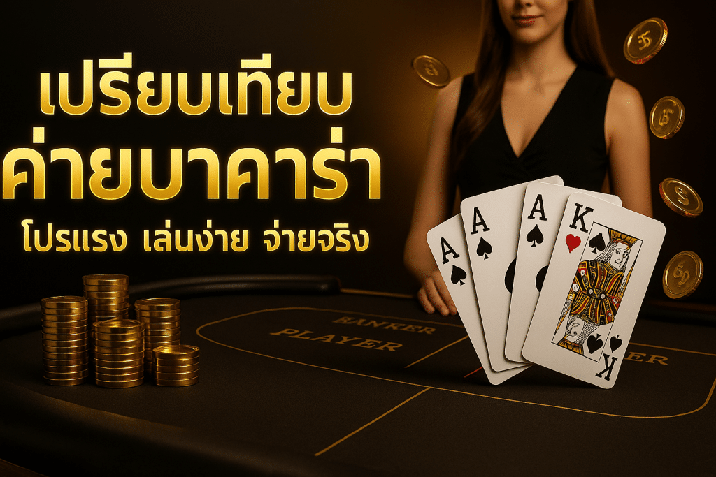 เปรียบเทียบ ค่ายบาคาร่า
